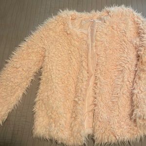 Pink fluffy jacket